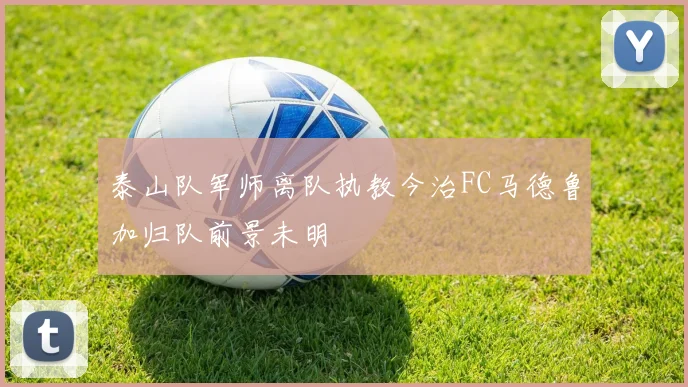 泰山队军师离队执教今治FC马德鲁加归队前景未明